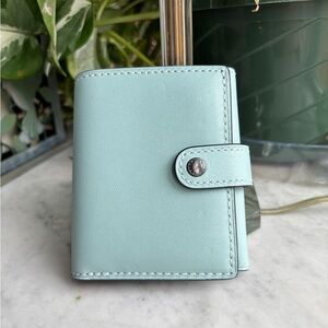 Coach Aquamarine Tri-Fold Wallet